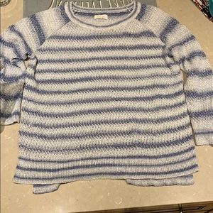 Blue and white sweater!